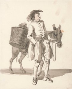 Les cris de Londres : Garçon avec un âne - Paul Sandby