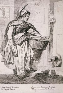 Vendeur de maquereaux, Cris de Londres, 1760