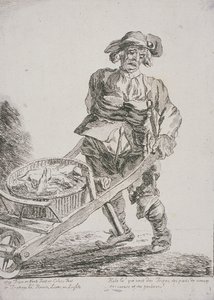 Vendeur de Déchets, Cris de Londres, 1760 - Paul Sandby
