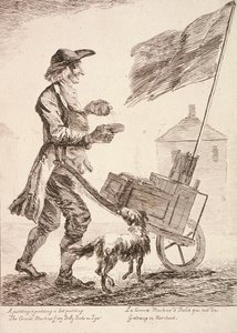 Vendeur de pudding, Cris de Londres, 1760