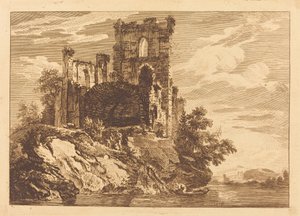 Ruines au bord d
