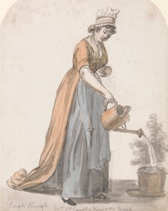 Sara Hough, nourrice de Mme T. P. Sandby - Paul Sandby