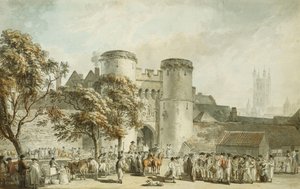 Porte Saint-Georges, Canterbury - Paul Sandby