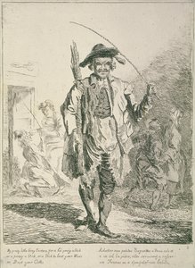 Vendeur de bâtons, Cris de Londres, 1760 - Paul Sandby