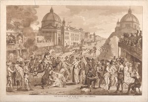 La course de chevaux à Rome pendant le carnaval - Paul Sandby