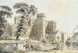 La porte sud du château de Cardiff - Paul Sandby