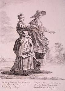 Deux vendeurs de poteries, Cris de Londres, 1760 - Paul Sandby