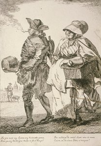 Deux vendeurs de cuillères, Cris de Londres - Paul Sandby