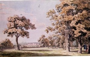 Château de Windsor : depuis le Grand Parc - Paul Sandby