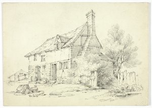 Cottage à la campagne - Paul Sandby Munn