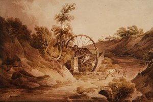 Grande roue à Broseley - Paul Sandby Munn