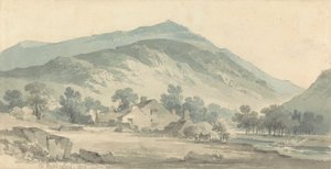 Paysage à Beddgelert, nord du Pays de Galles