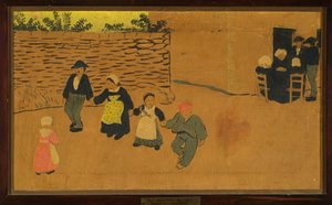 Bretonisches Paneel mit Kindern - Paul Sérusier
