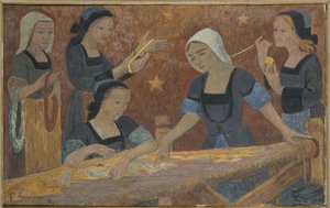La tapisserie (les cinq tisserands) - Paul Sérusier