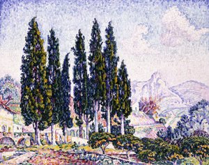 Un jardin à Saint-Paul, 1923 - Paul Signac