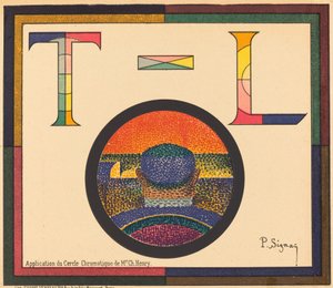 Application du Cercle Chromatique de Mr. Ch. Henry - Paul Signac