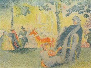 Aux Champs-Élysées - Paul Signac
