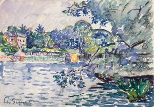 Rives de la Seine, vers 1900