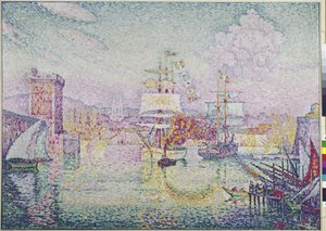 Entrée du port de Marseille - Paul Signac