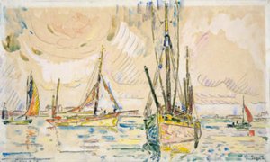 Bateaux de pêche dans le port de Locmalo