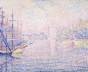 Port de Marseille, brume matinale, 1906 - Paul Signac