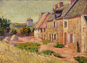 Saint-Briac, cour à la Ville Hue - Paul Signac