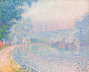 Samois, La Berge, matin