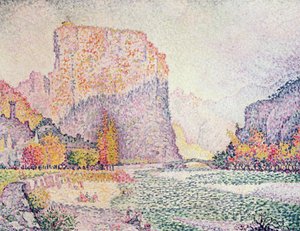 Les Falaises de Castellane, 1902 - Paul Signac