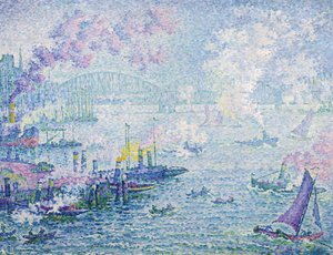 Le port de Rotterdam, 1907 - Paul Signac