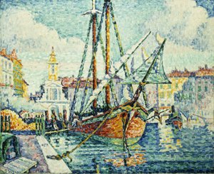 Le Port de St. Tropez, 1923 - Paul Signac