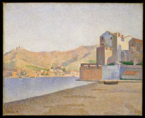 La plage de la ville, Collioure, opus 165 - Paul Signac