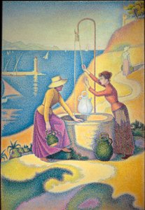 Femmes au puits ou Jeunes femmes de Provence au puits - Paul Signac