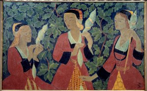 Les trois fileuses - Paul Sérusier