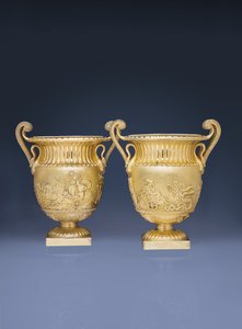 Paire de rafraîchissoirs à vin George IV, 1827 - Paul Storr