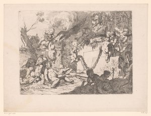 Putti près d