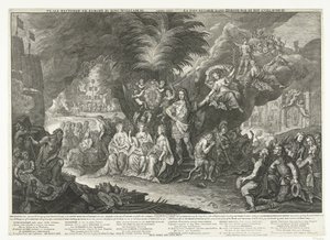 Allégorie sur le roi Guillaume III comme porteur de paix en Europe, 1697