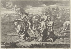 Baptême du Christ dans le Jourdain - Paul van Somer (II)