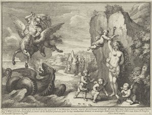 Persée et Andromède (Mythologische voorstellingen in landschappen) - Paul van Somer (II)