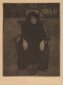 Vieille femme assise - Paula Modersohn Becker