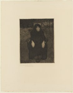Vieille femme assise