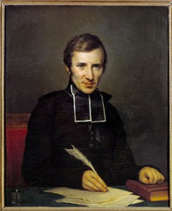 Portrait de Félicité Robert de Lamennais - Paulin Jean Baptiste Guerin