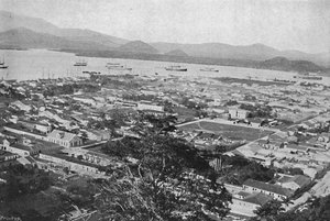 Vista Geral de Santos, 1895