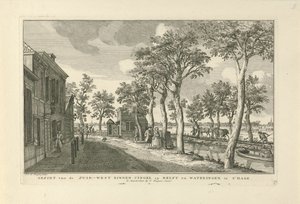 Vue du Sud-Ouest Binnen Cingel à La Haye - Paulus Constantijn la Fargue