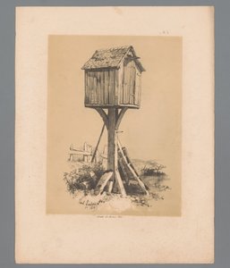 Paysage avec pigeonnier - Paulus Lauters