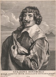 Gerardus Honthorst, peintre de figures humaines majeures - Paulus Pontius