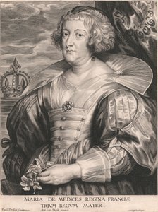 Maria de Médicis Reine de France, Mère de Trois Rois - Paulus Pontius