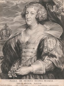 Maria de Médicis, reine de France, mère de trois rois - Paulus Pontius
