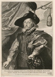Portrait de Ladislas IV Vasa, prince de Pologne et de Suède - Paulus Pontius