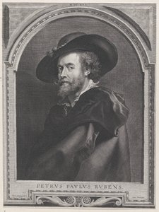 Portrait de Peter Paul Rubens, âgé de 46 ans, 1630 - Paulus Pontius