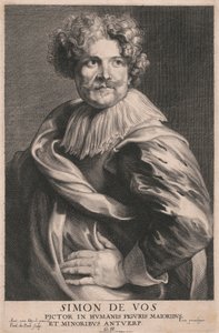 Simon de Vos, peintre en figures humaines majeures et mineures, Anvers - Paulus Pontius